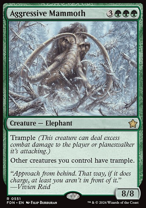 Aggressive Mammoth